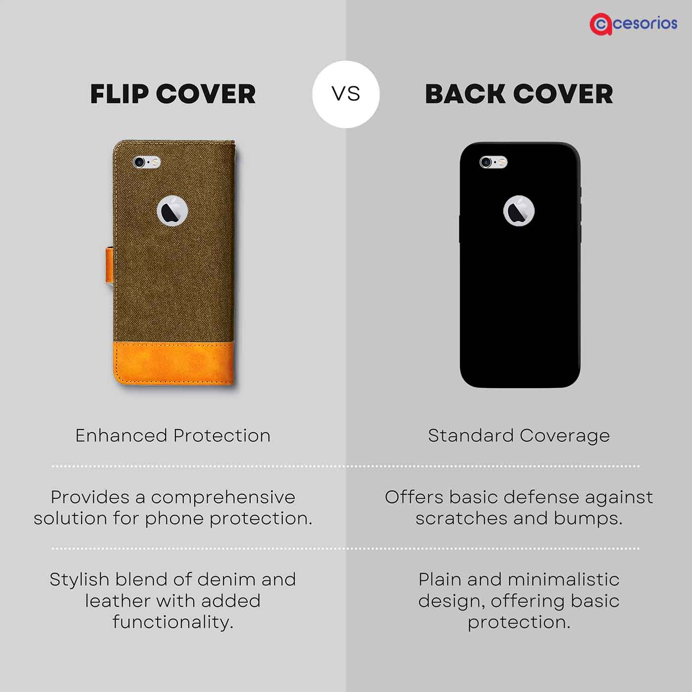 Accesorios Apple iPhone 6S denim flip cover – Dark Brown – Image 8 #color_dark b