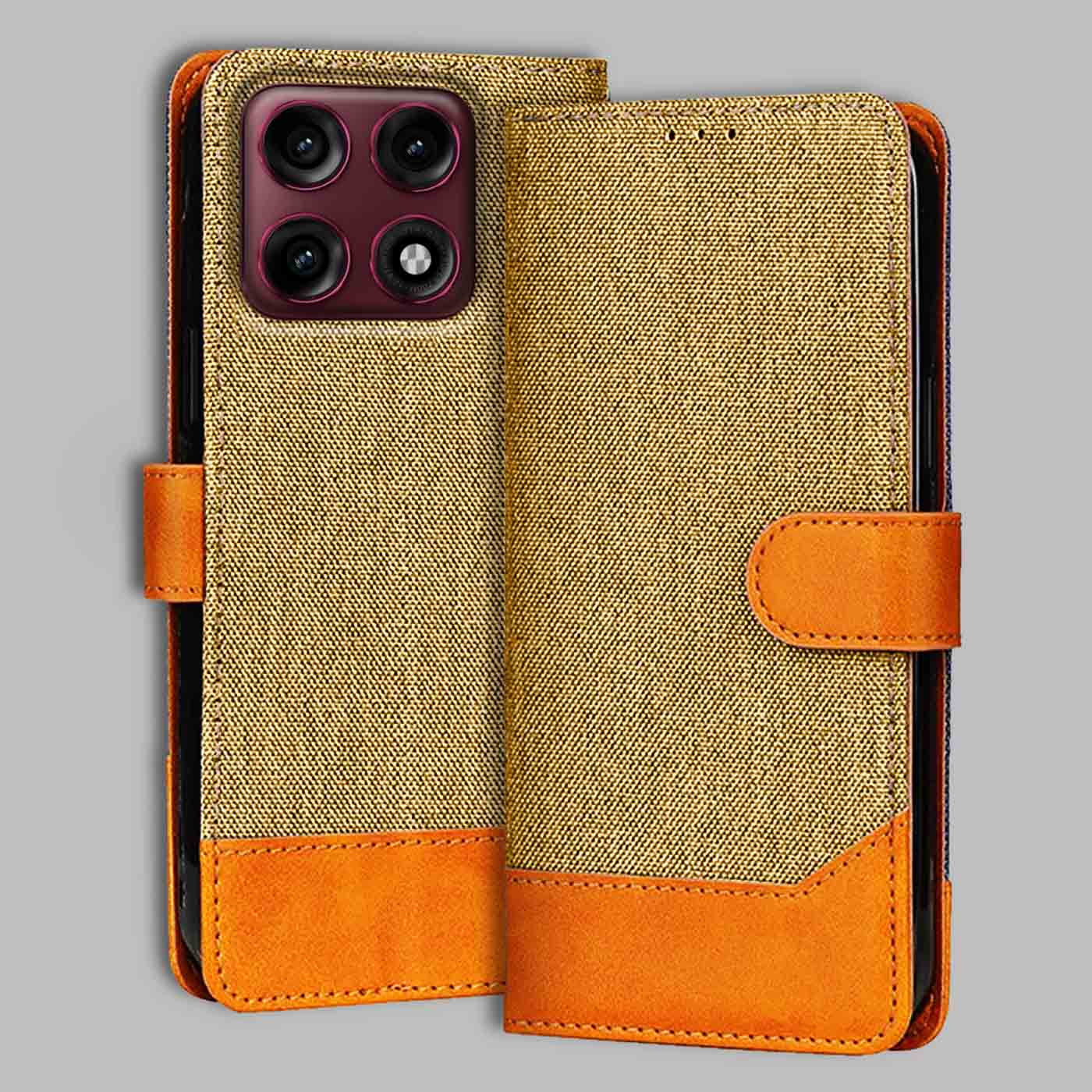 Moto Edge 70 Pro Plus 5G flip cover — front view by Accesorios