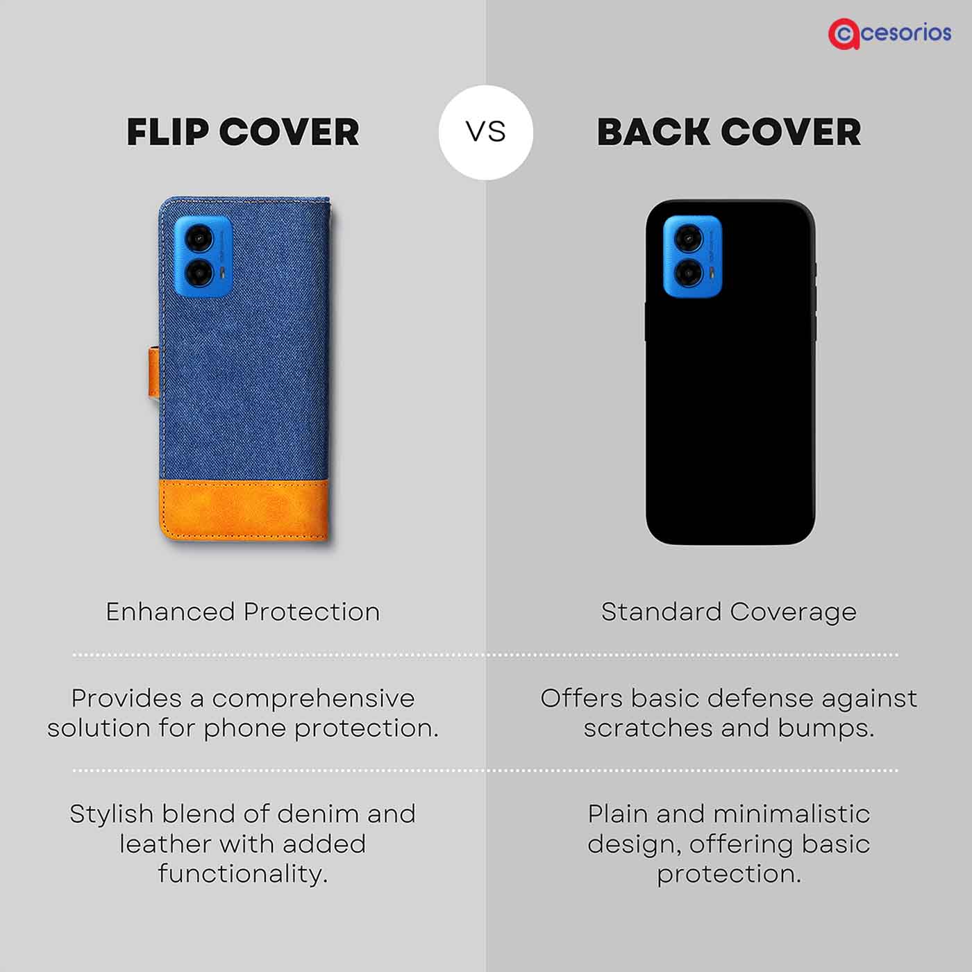 Accesorios Moto G45 5G denim flip cover – Blue – Image 8 #color_