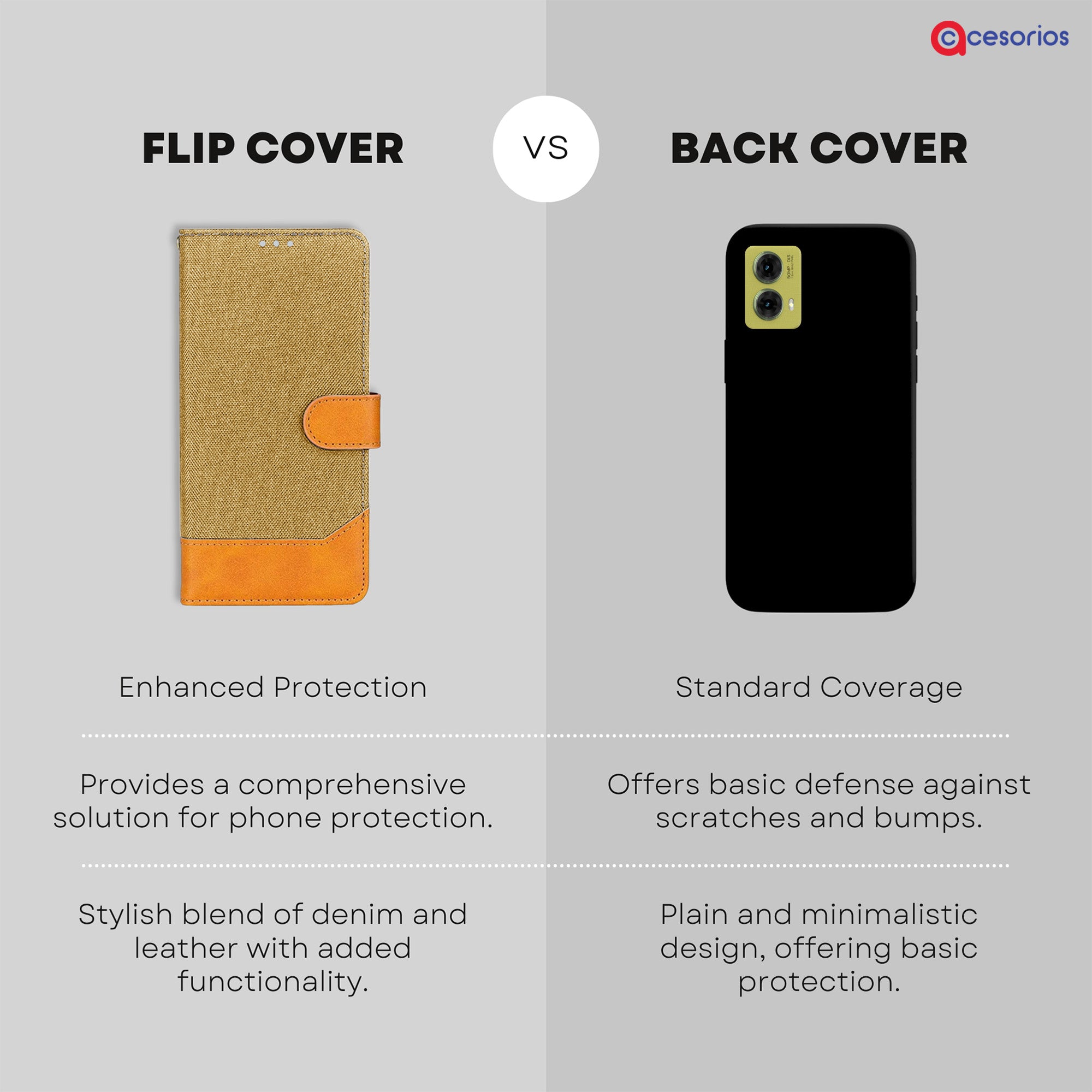 Accesorios Moto G85 5G denim flip cover – Light Brown – Image 8 #color_light brown