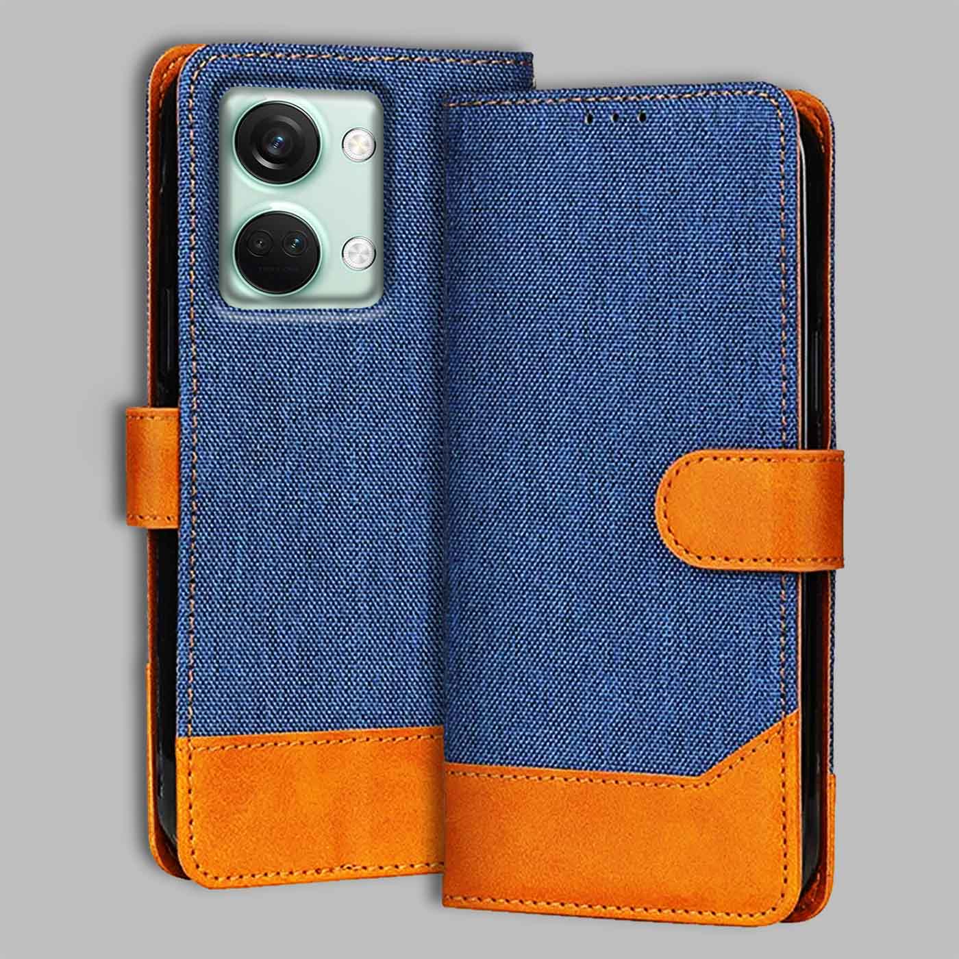 Accesorios Oneplus Nord 3 5G denim flip cover – Blue – Image 1 #color_