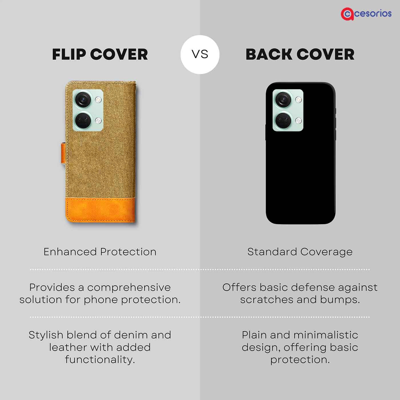 Accesorios Oneplus Nord 3 5G denim flip cover – Light Brown – Image 8 #color_light b