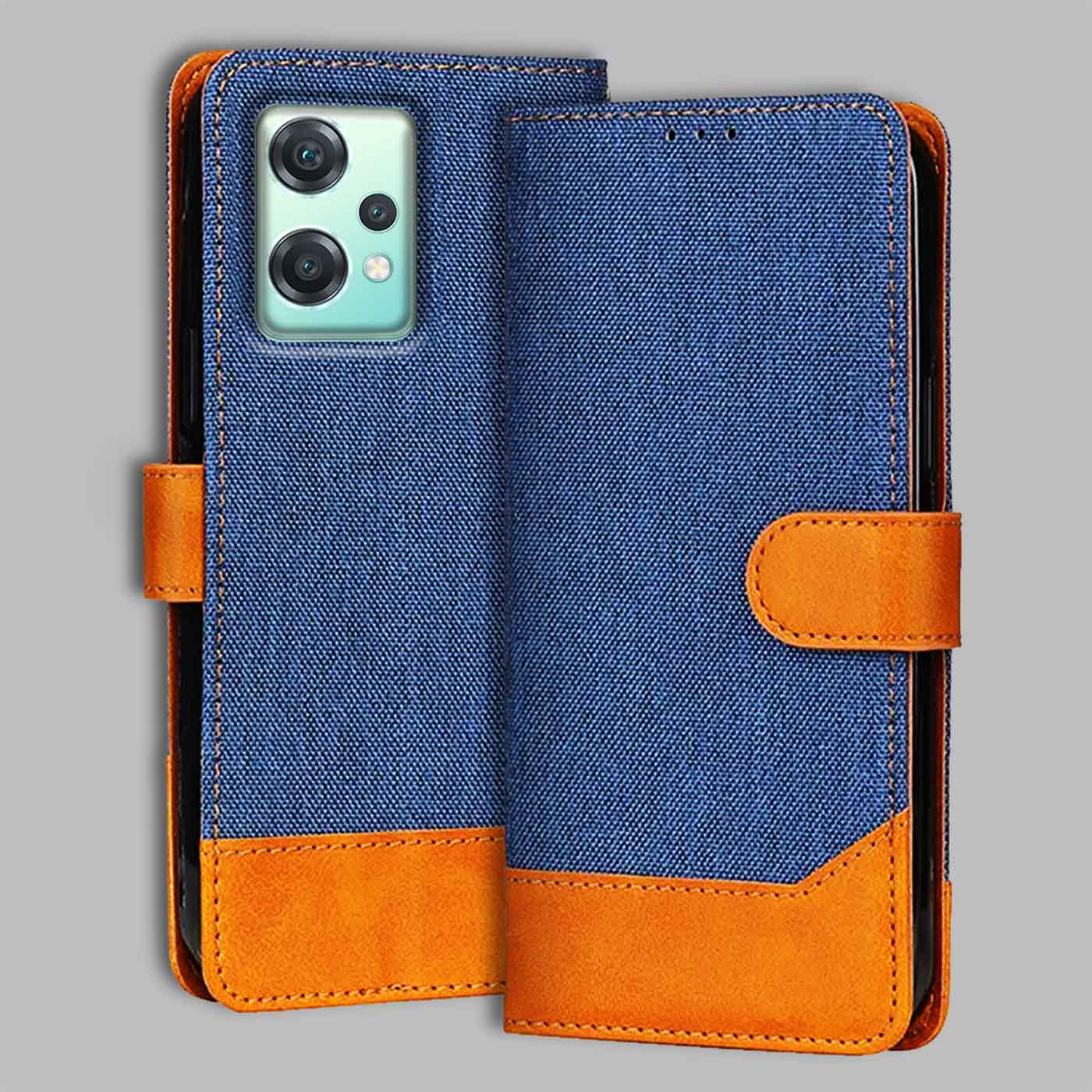 Accesorios Oneplus Nord Ce 2 Lite denim flip cover – Blue – Image 1 #color_