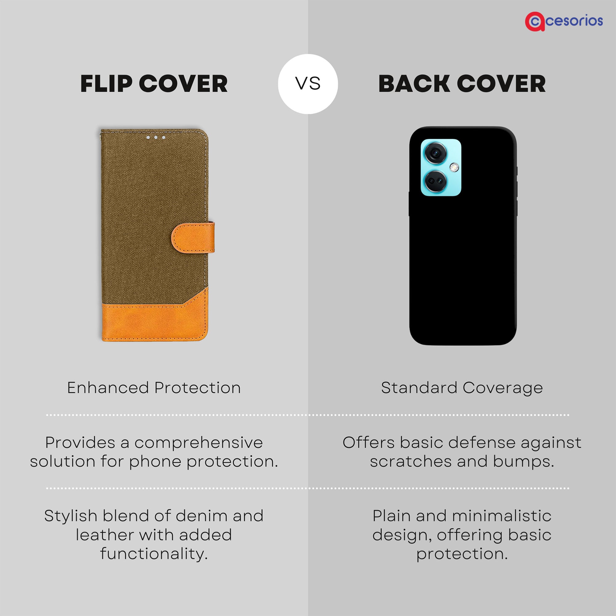 Accesorios Oneplus Nord Ce 3 5G denim flip cover – Dark Brown – Image 8 #color_dark brown
