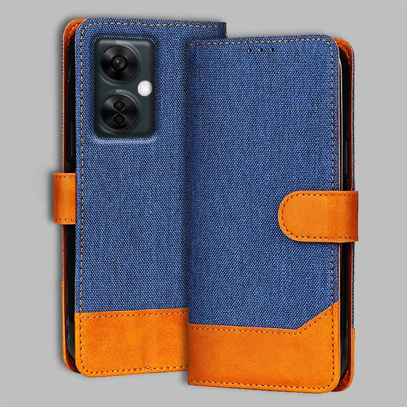 Accesorios Oneplus Nord Ce 3 Lite 5G denim flip cover – Blue – Image 1 #color_
