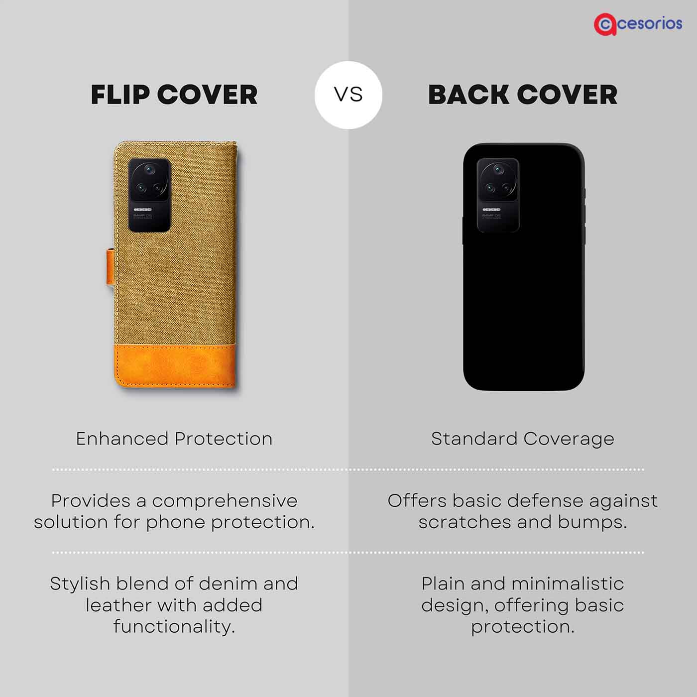 Accesorios Poco F4 5G denim flip cover – Light Brown – Image 8 #color_light b