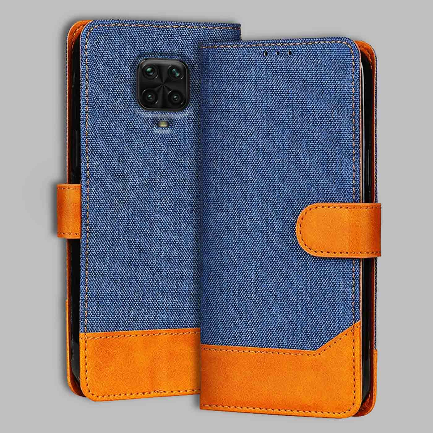 Accesorios Poco M2 Pro denim flip cover – Blue – Image 1 #color_