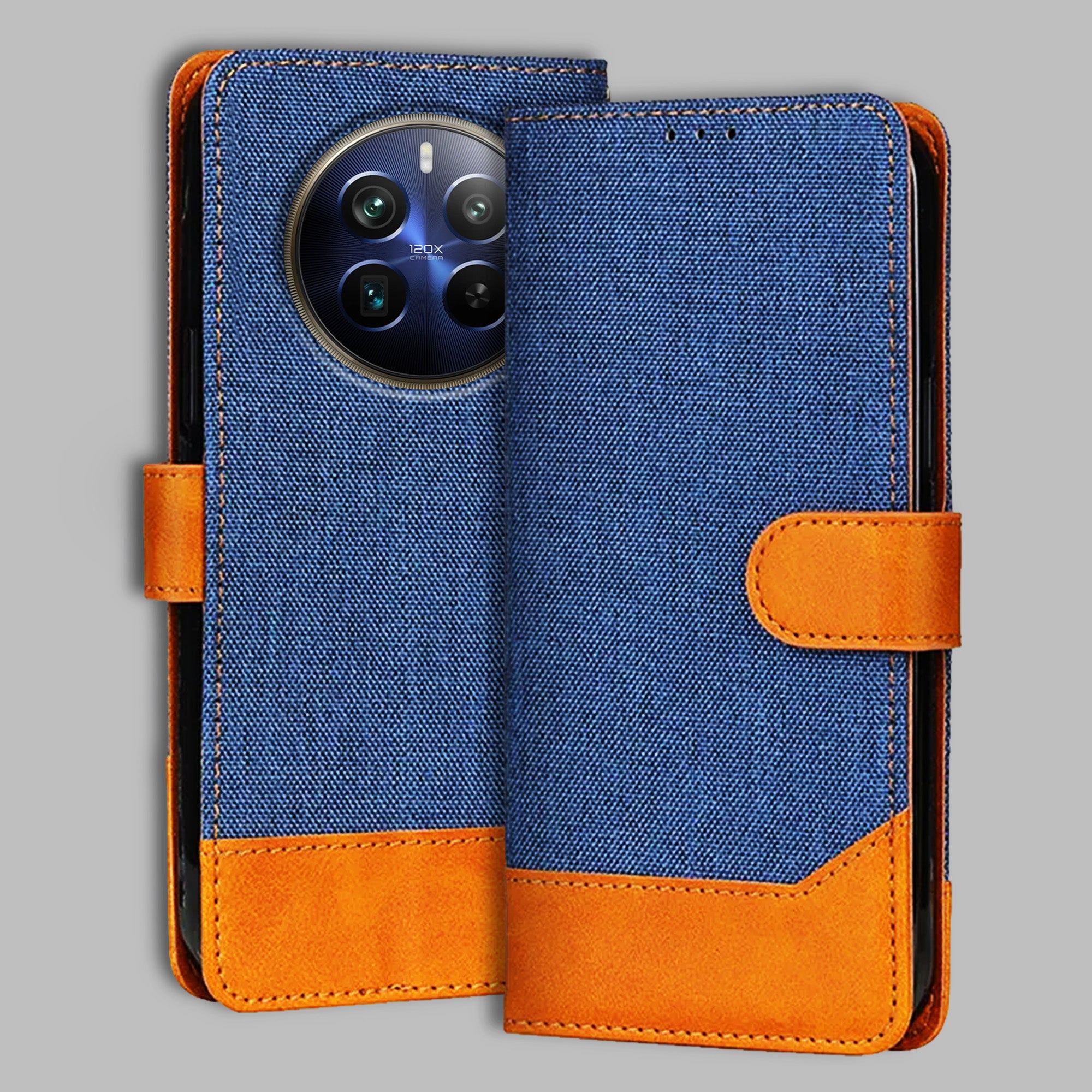 Accesorios Realme 12 Pro 5G denim flip cover – Blue – Image 1 #color_