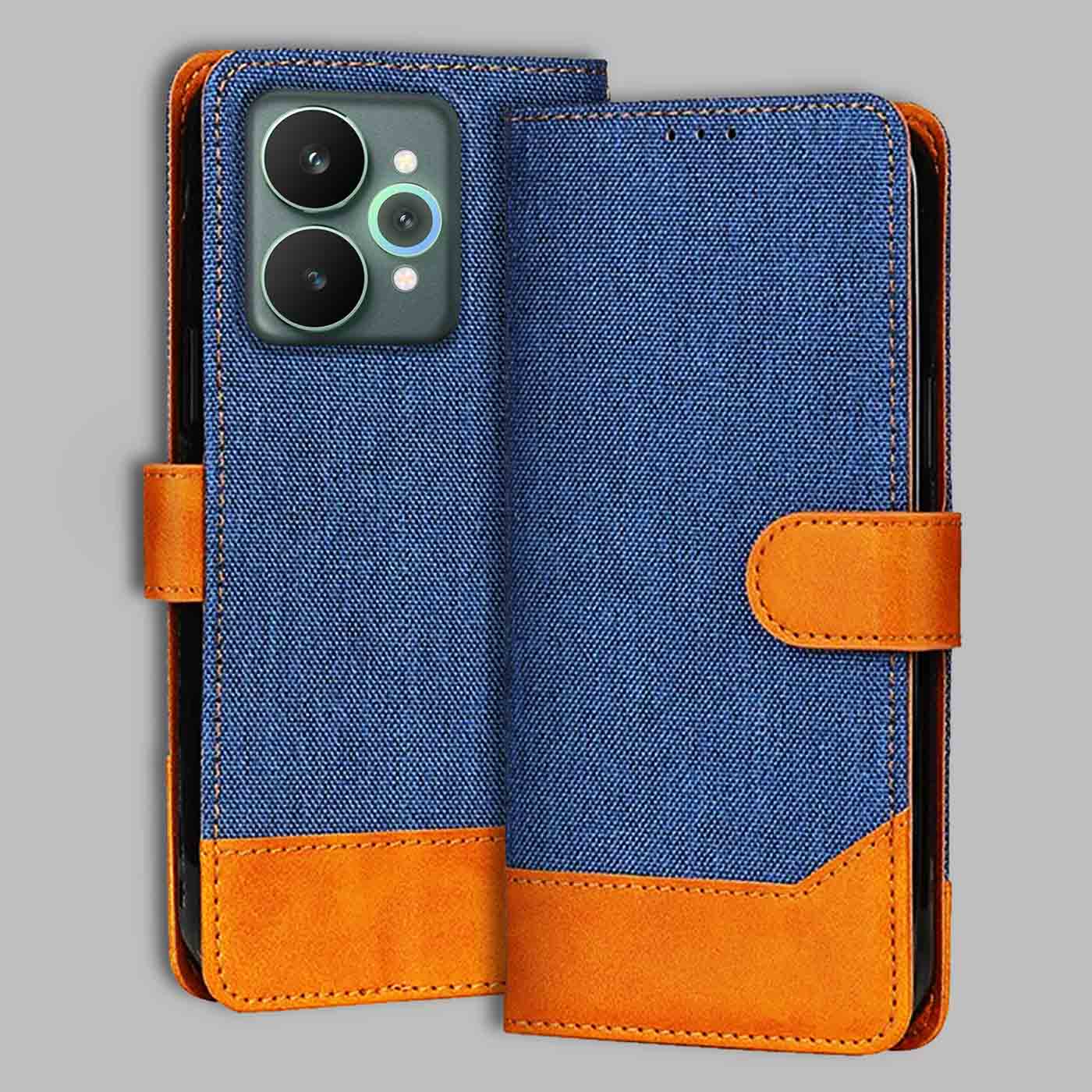 Accesorios Realme 15 5G denim flip cover – Blue – Image 1 #color_