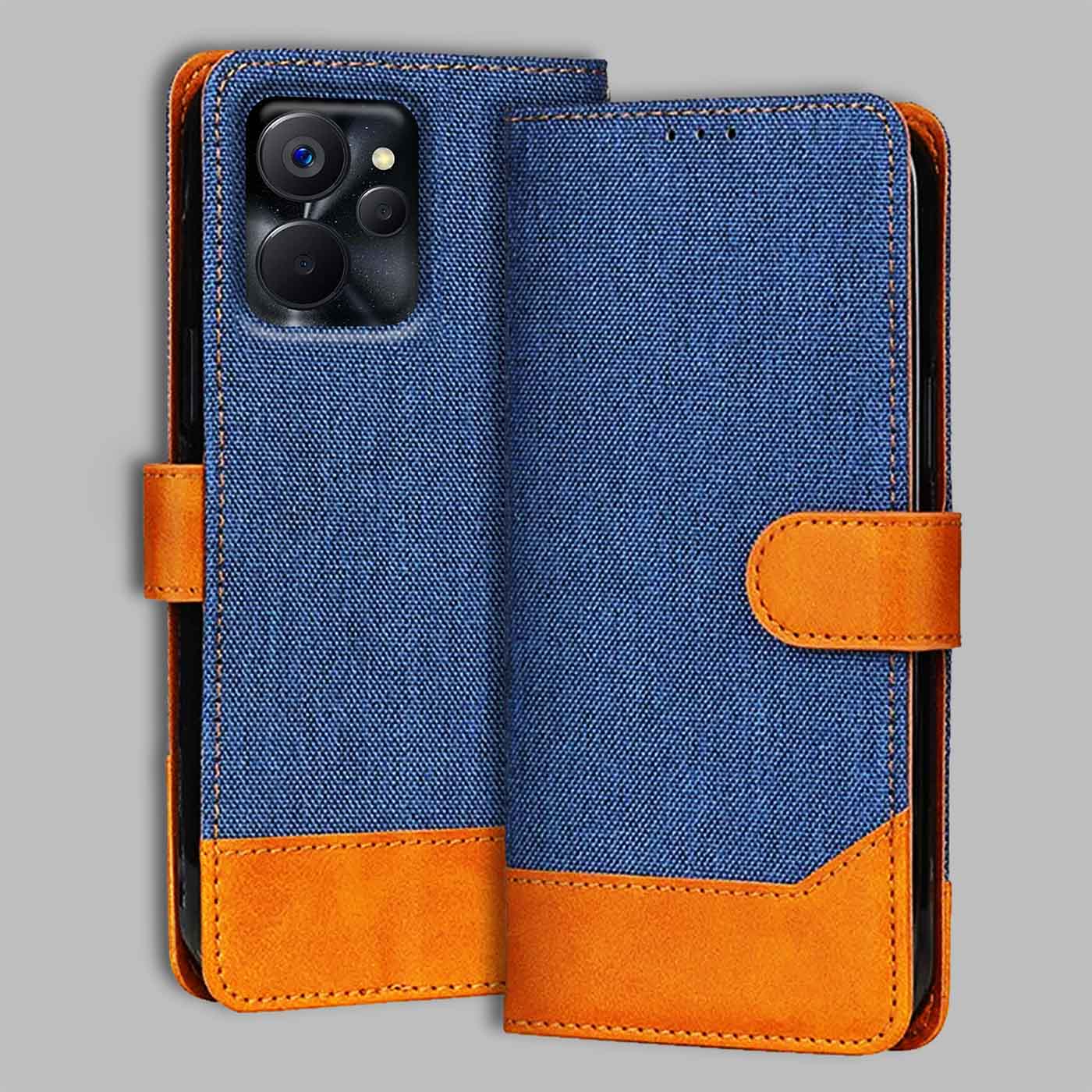 Accesorios Realme 9I 5G denim flip cover – Blue – Image 1 #color_