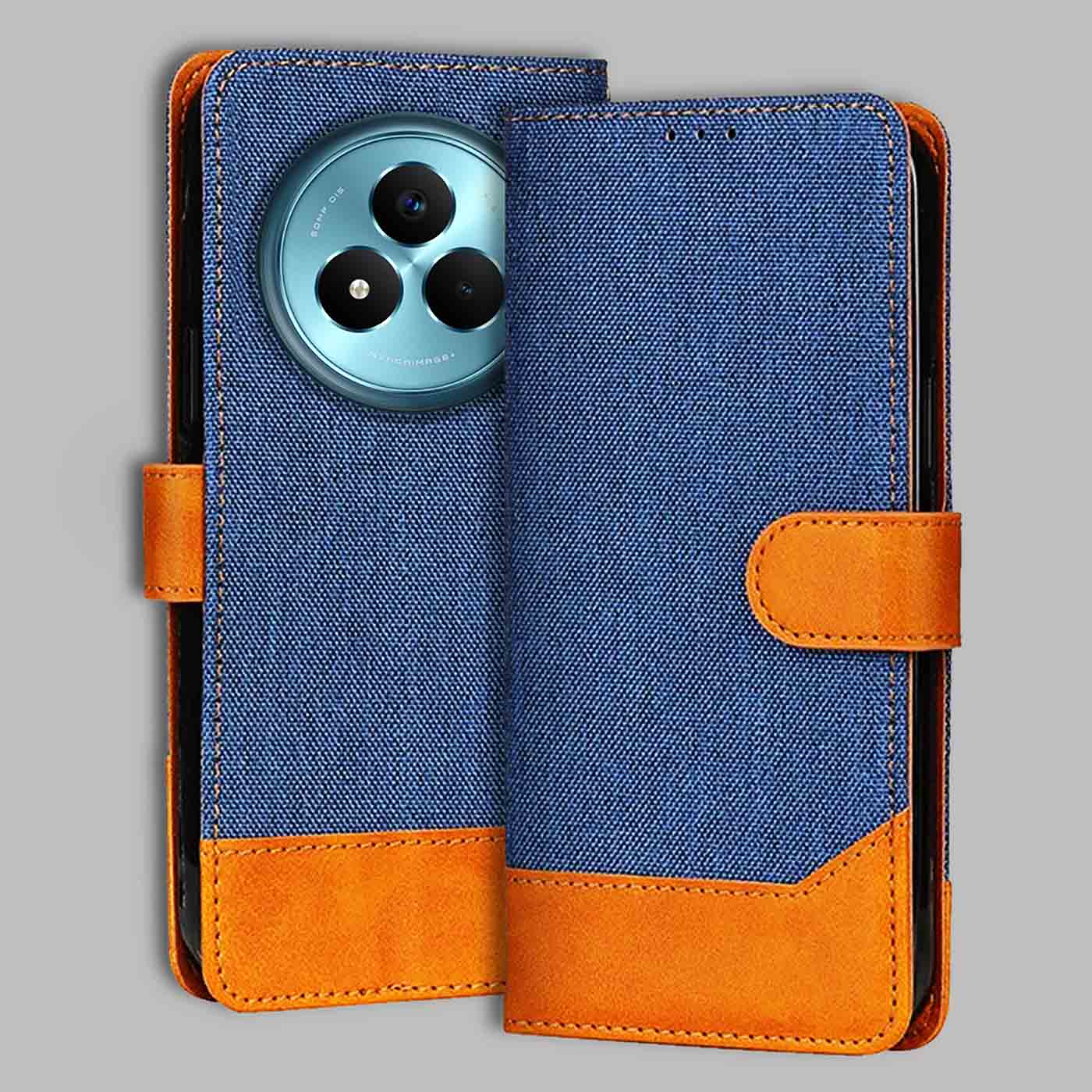 Accesorios Realme Narzo 80 Pro 5G denim flip cover – Blue – Image 1 #color_