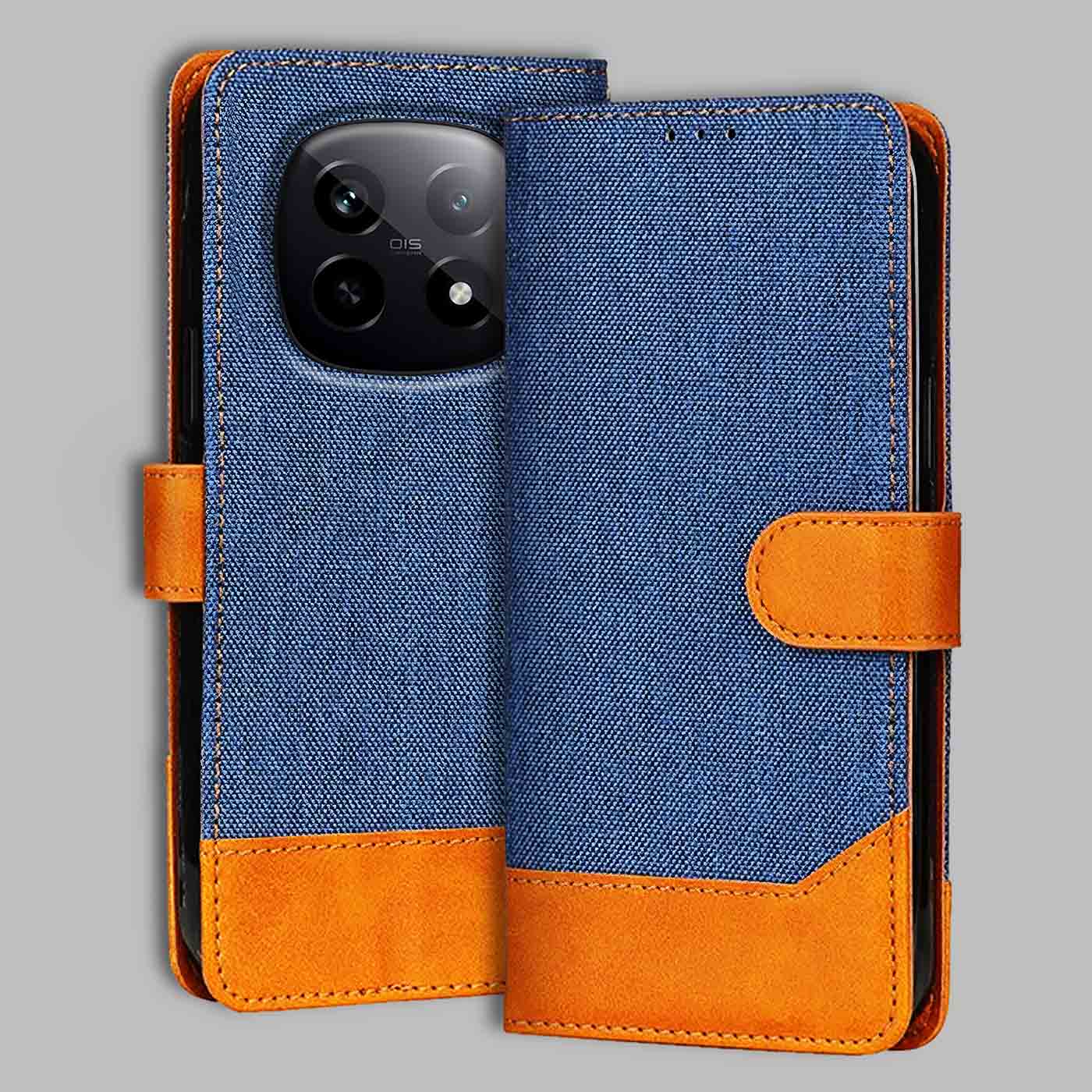 Accesorios Realme P2 Pro denim flip cover – Blue – Image 1 #color_