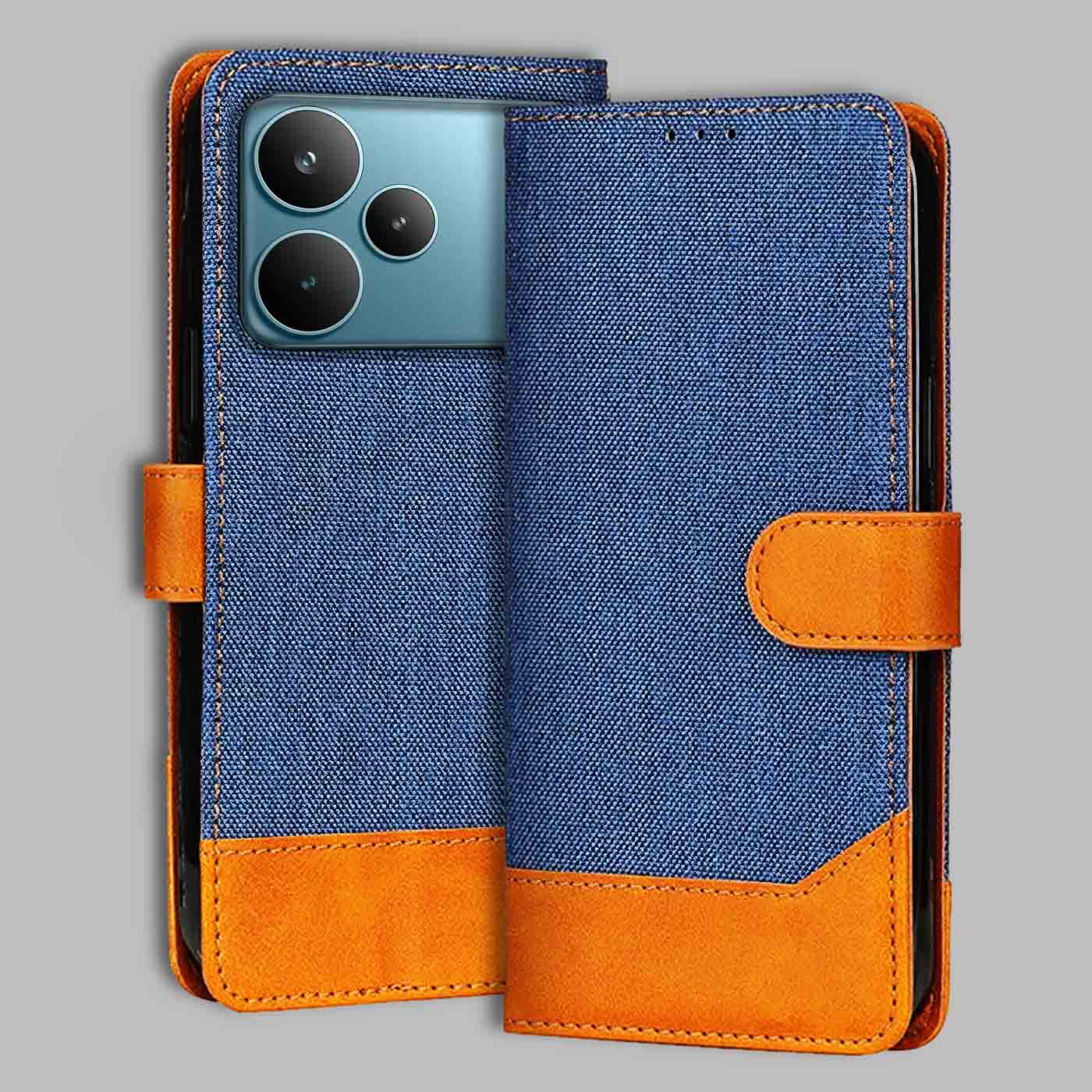 Accesorios Realme P4 Pro 5G denim flip cover – Blue – Image 1 #color_