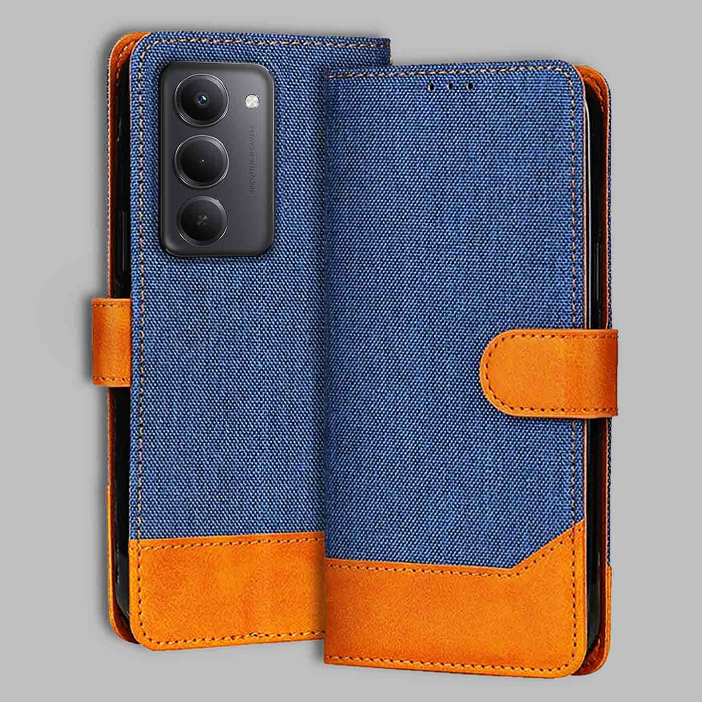 Accesorios Redmi 15 5G denim flip cover – Blue – Image 1 #color_