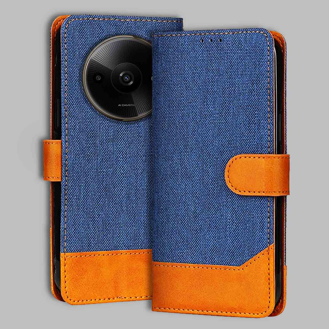 Accesorios Redmi A3X denim flip cover – Blue – Image 1 #color_