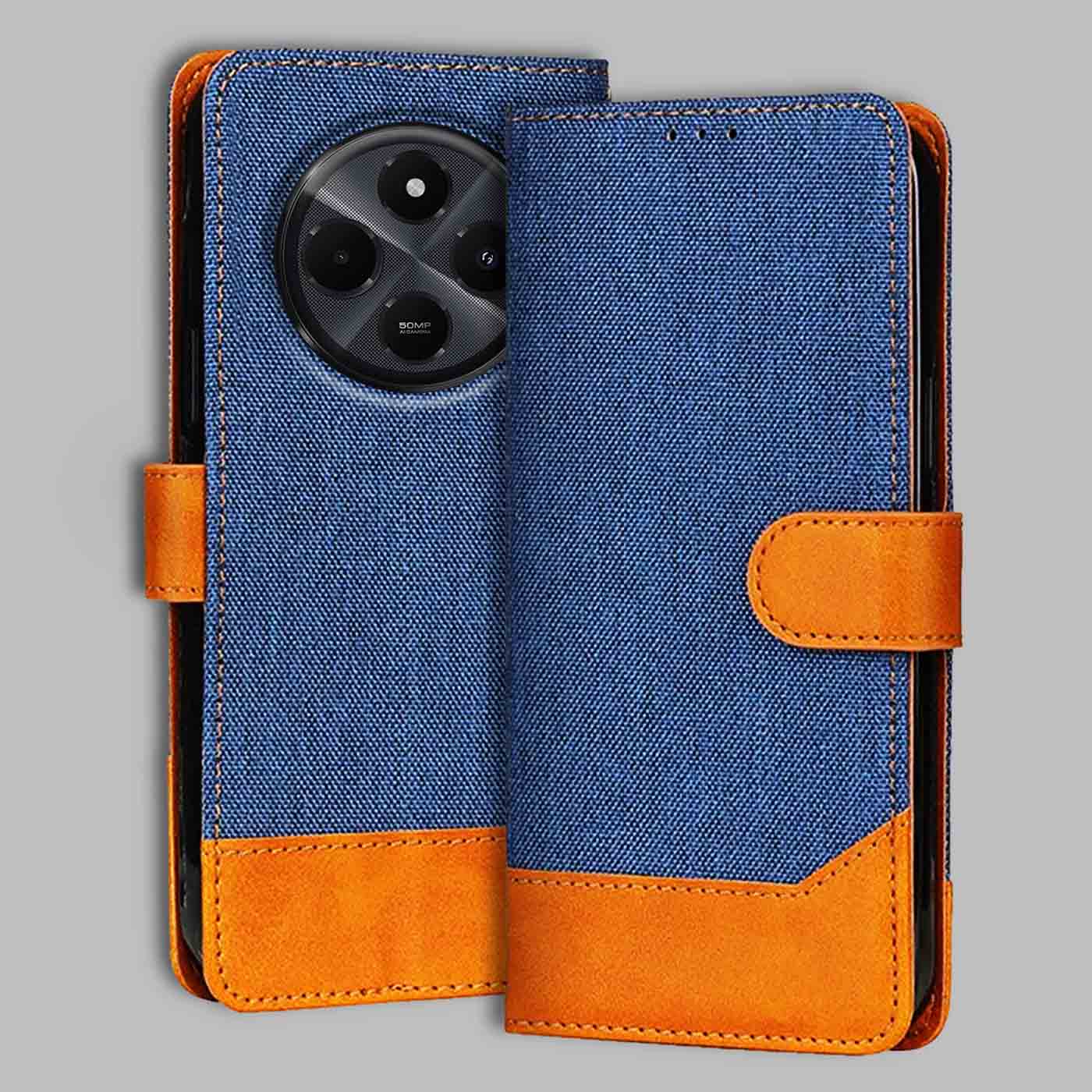 Accesorios Redmi A4 5G denim flip cover – Blue – Image 1 #color_