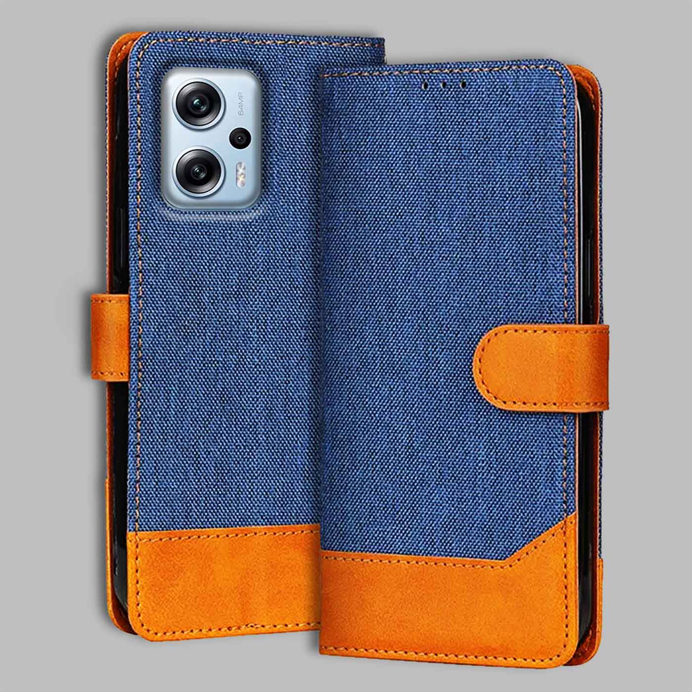 Accesorios Redmi K50I denim flip cover – Blue – Image 1 #color_