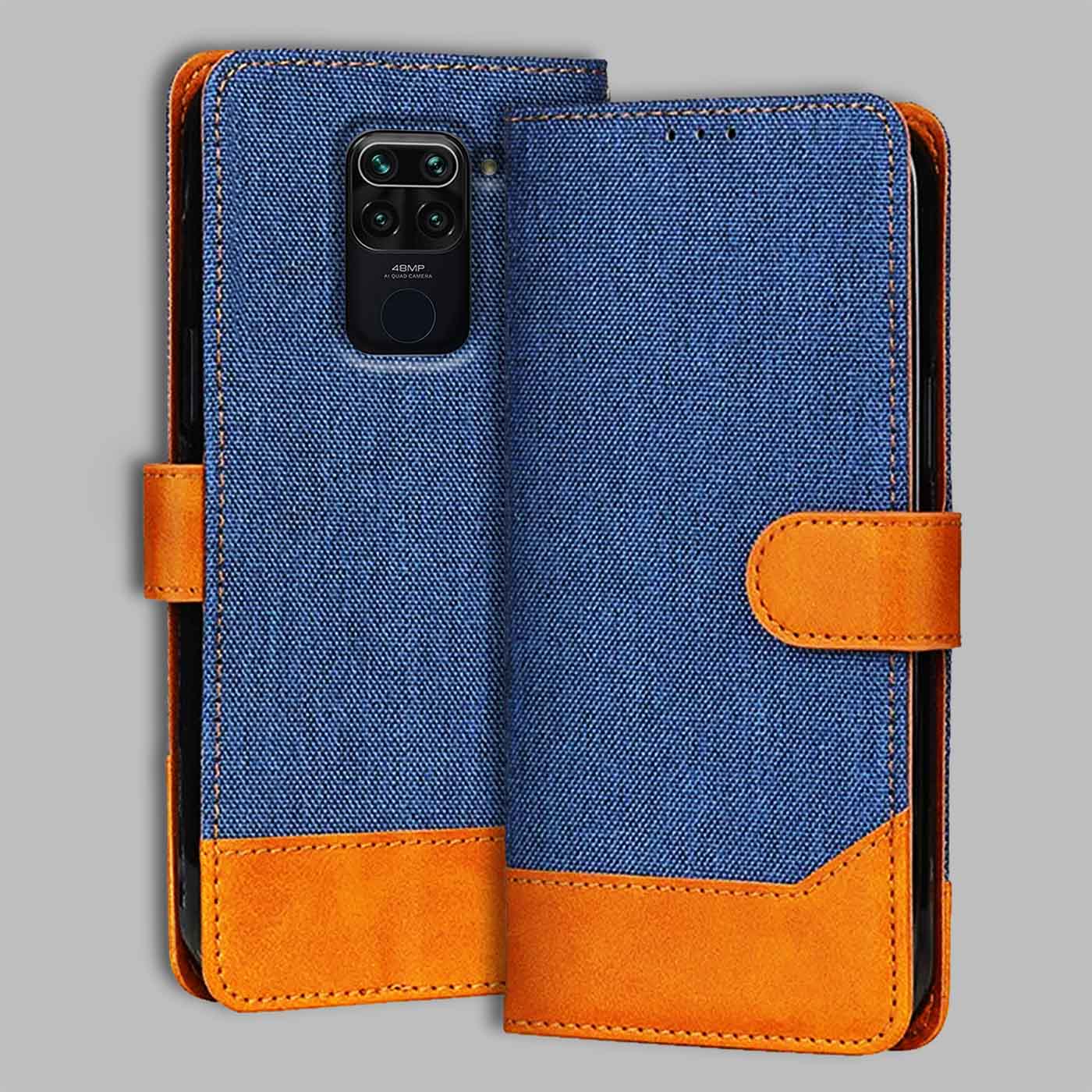 Accesorios Redmi Note 9 denim flip cover – Blue – Image 1 #color_