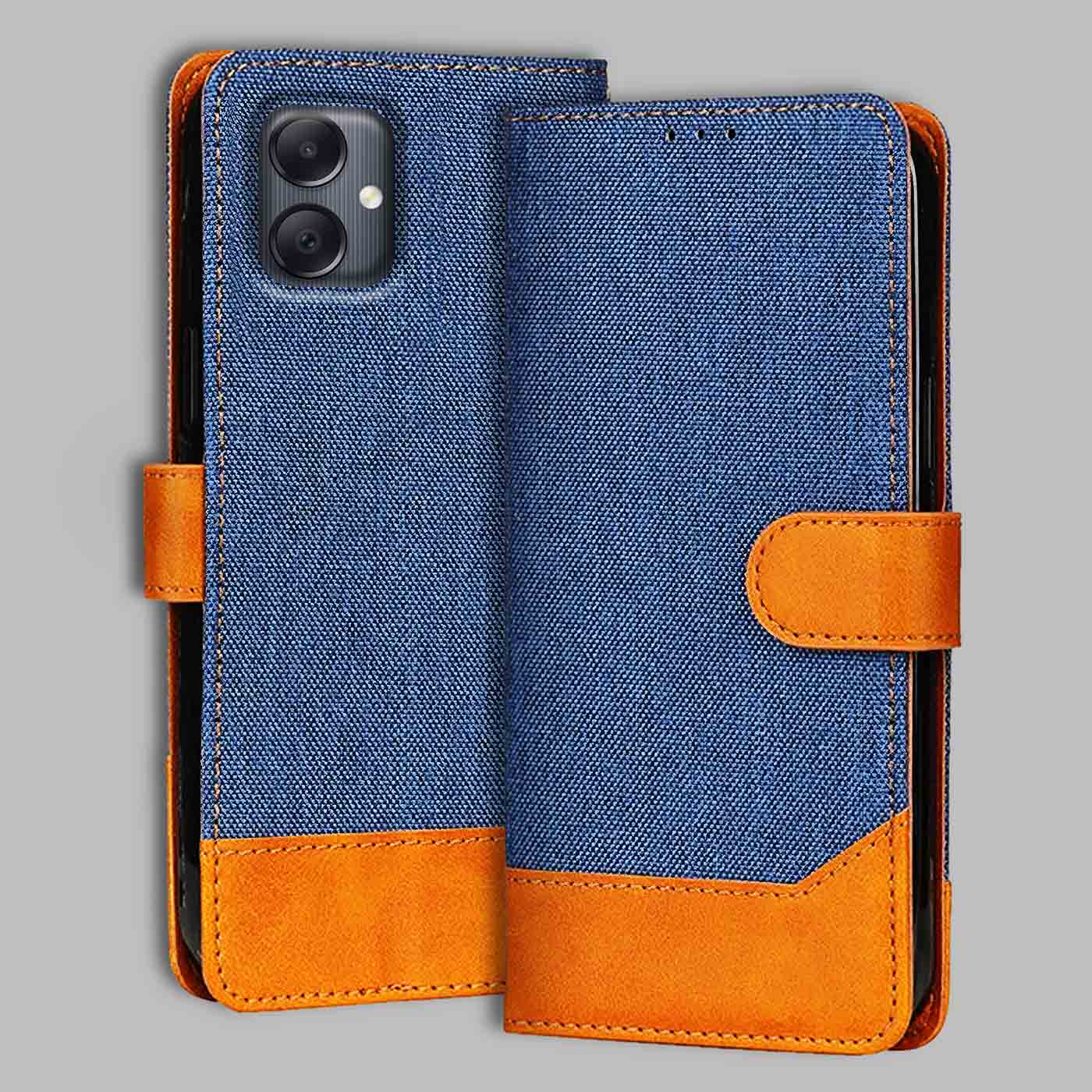 Accesorios Samsung A05 denim flip cover – Blue – Image 1 #color_