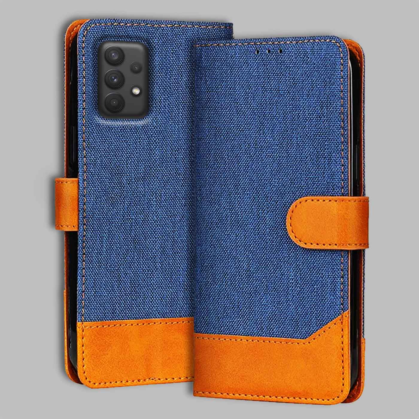 Accesorios Samsung A32 5G denim flip cover – Blue – Image 1 #color_
