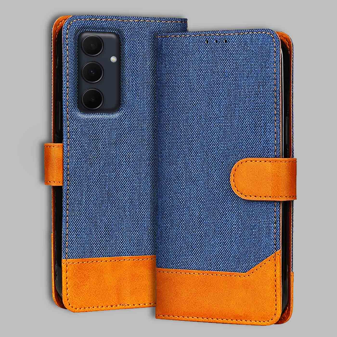 Accesorios Samsung A35 5G denim flip cover – Blue – Image 1 #color_
