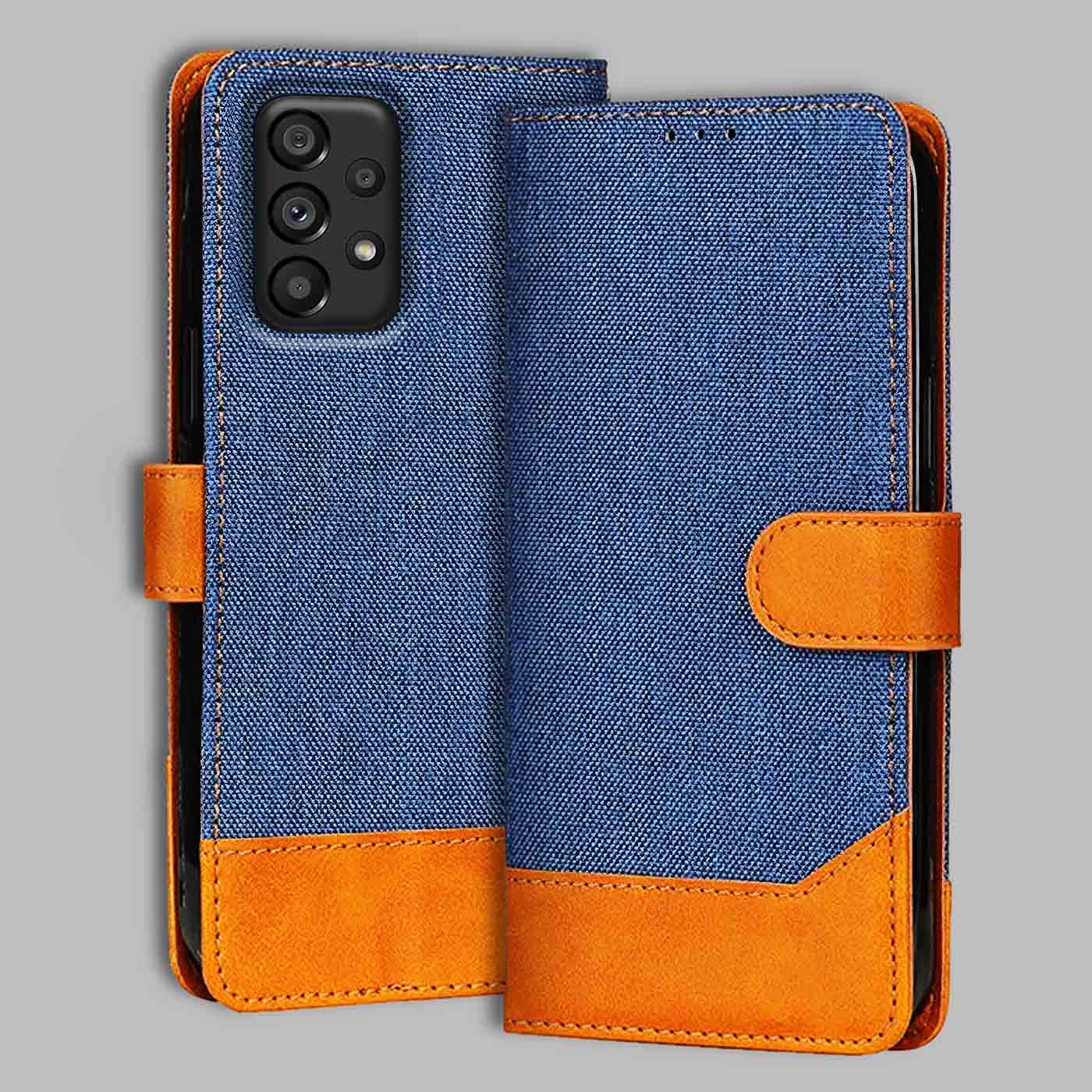 Accesorios Samsung A53 5G denim flip cover – Blue – Image 1 #color_