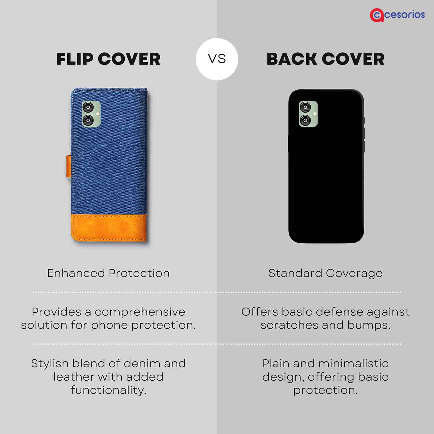 Accesorios Samsung F04 denim flip cover – Blue – Image 8 #color_