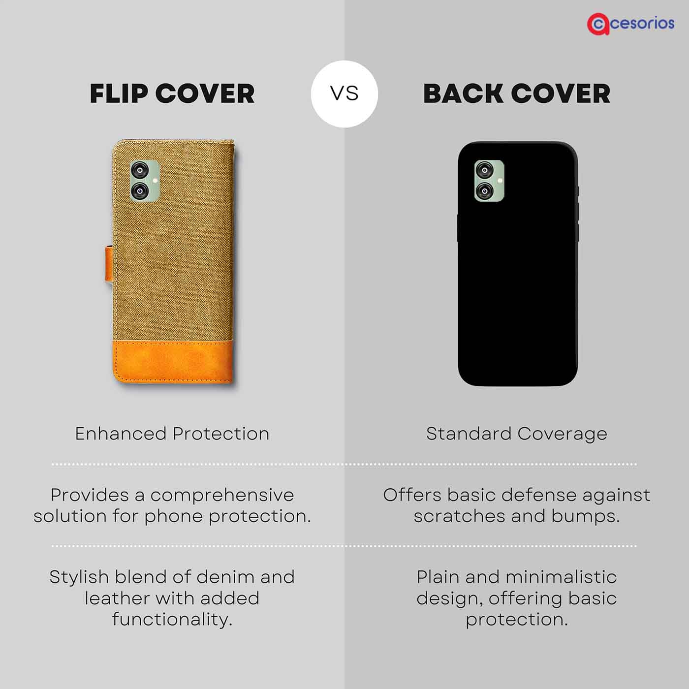 Accesorios Samsung F04 denim flip cover – Light Brown – Image 8 #color_light b