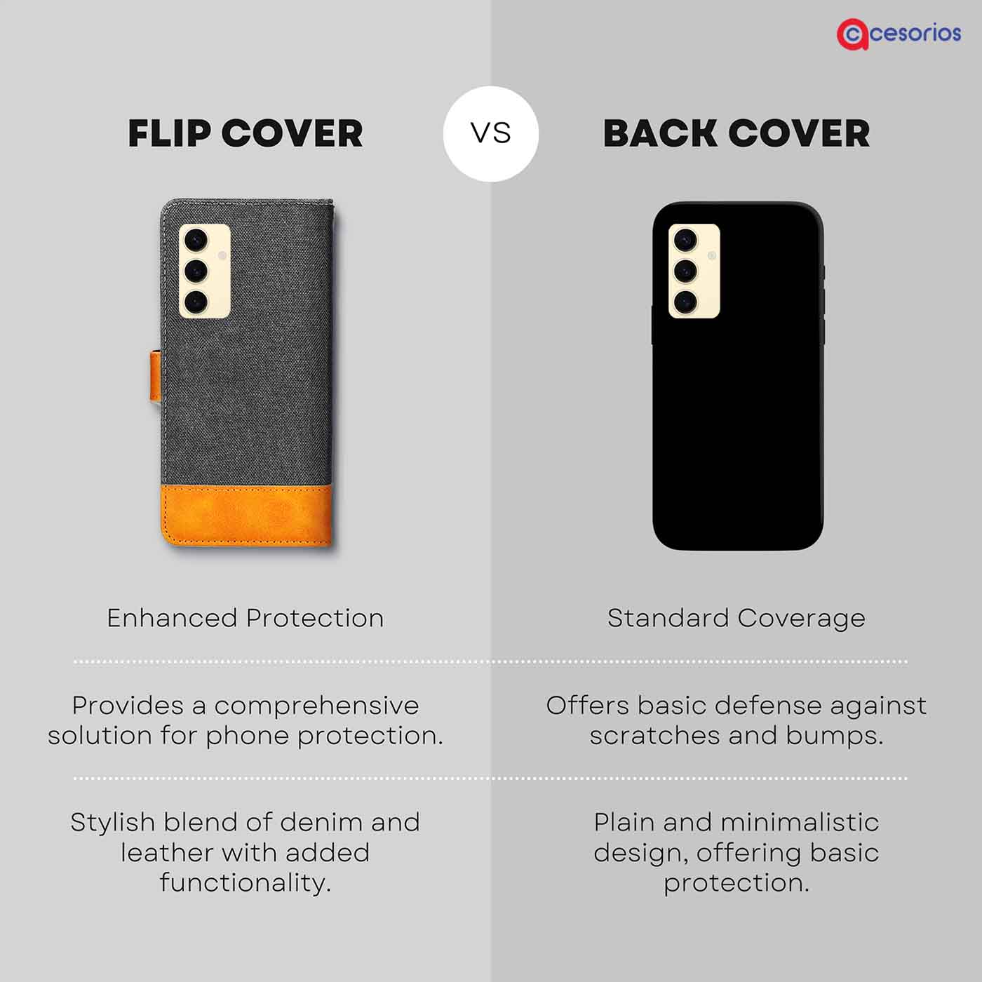 Accesorios Samsung S24 5G denim flip cover – Grey – Image 8 #color_