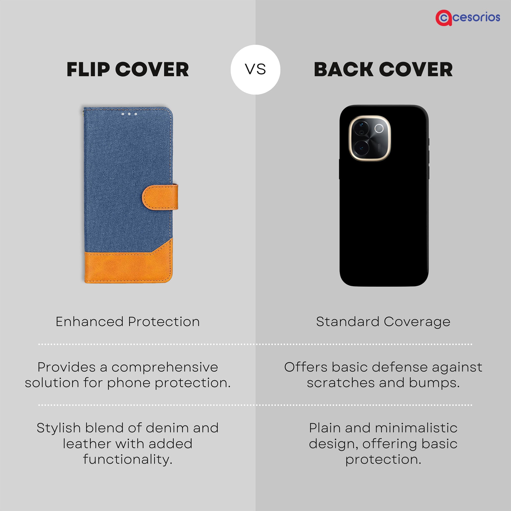 Accesorios Vivo T3 Pro 5G denim flip cover – Blue – Image 8 #color_blue