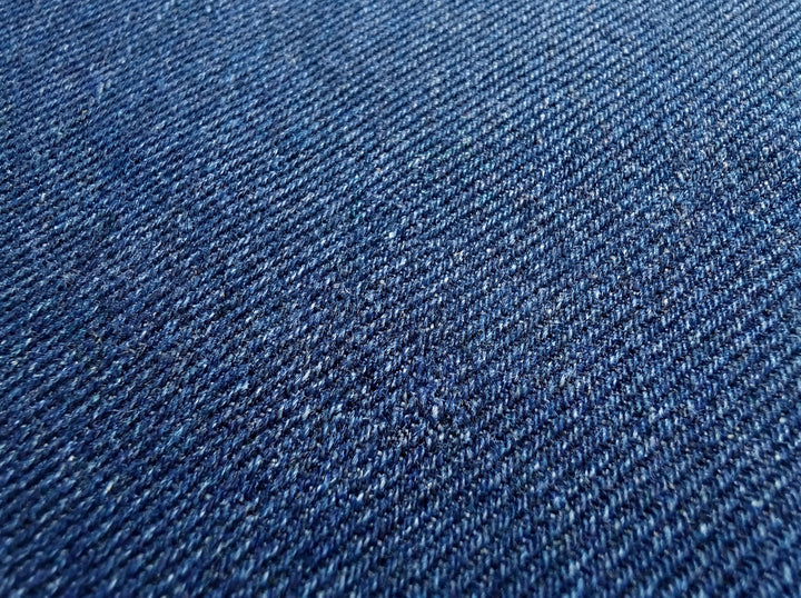 Midnight blue denim weave