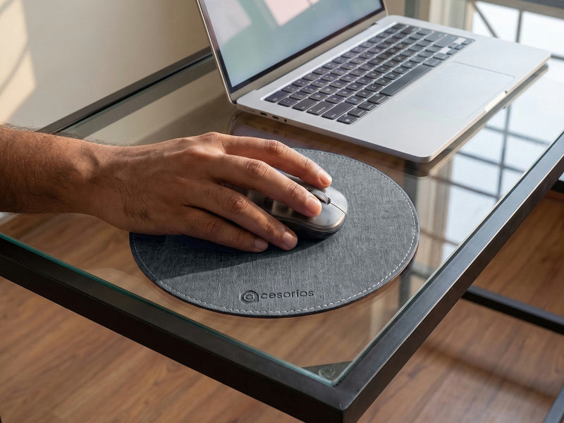 Works on glass desks