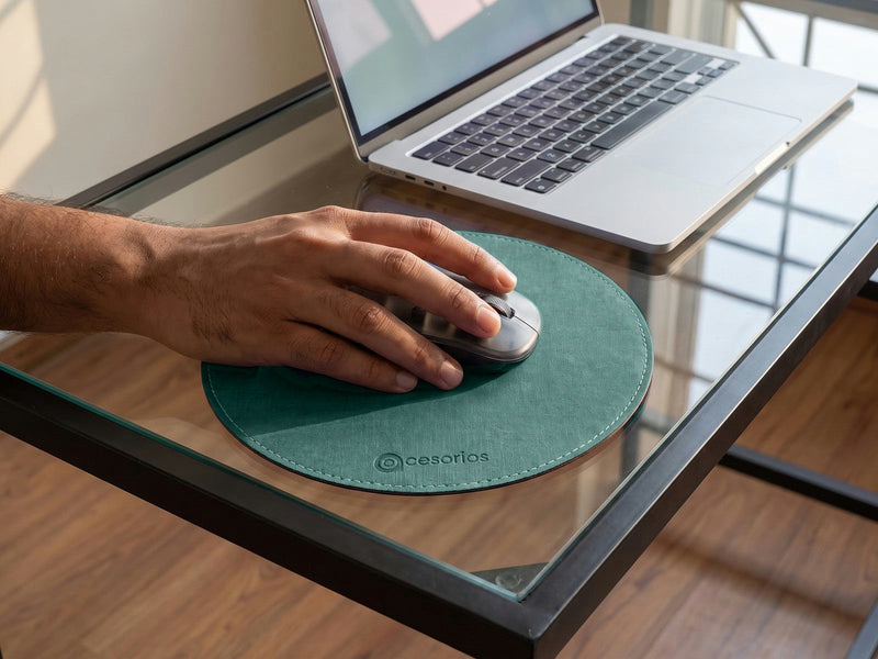Works on glass desks