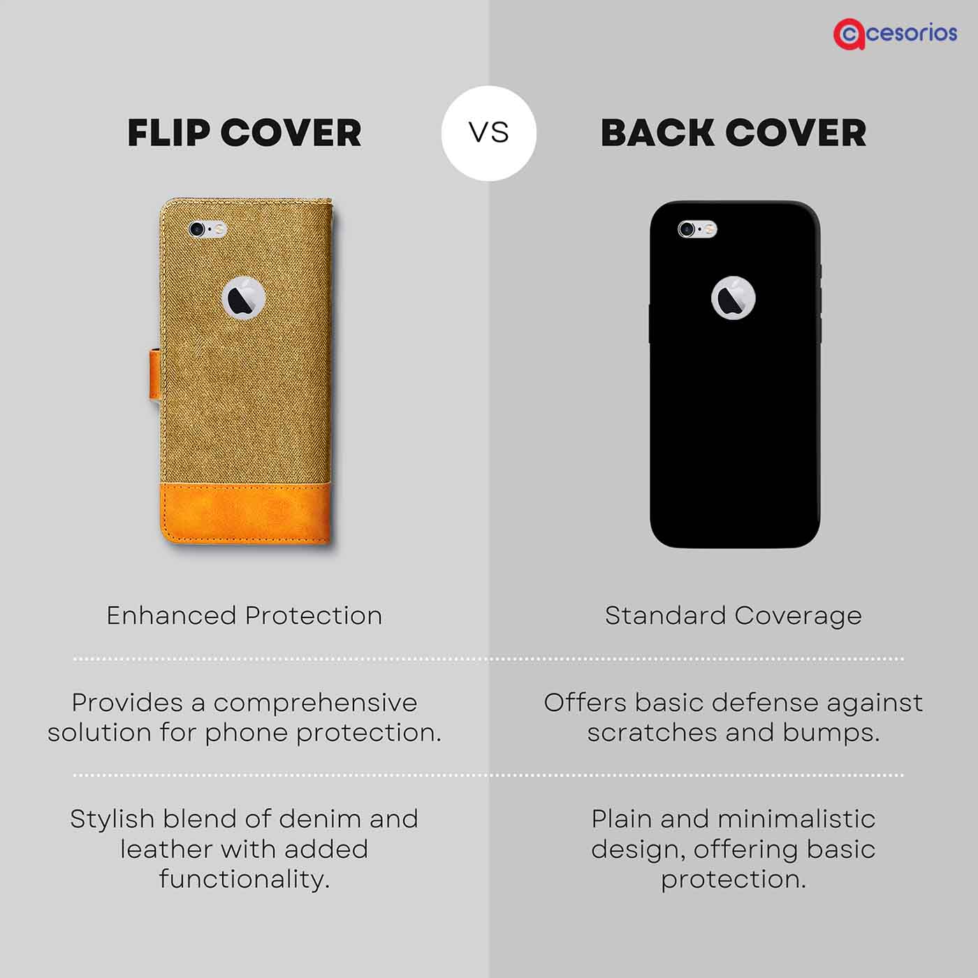 Accesorios Apple iPhone 6S denim flip cover – Light Brown – Image 8 #color_light b