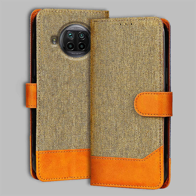 Redmi 10I Flip Cover — Denim, Camel Beige after a year of daily use