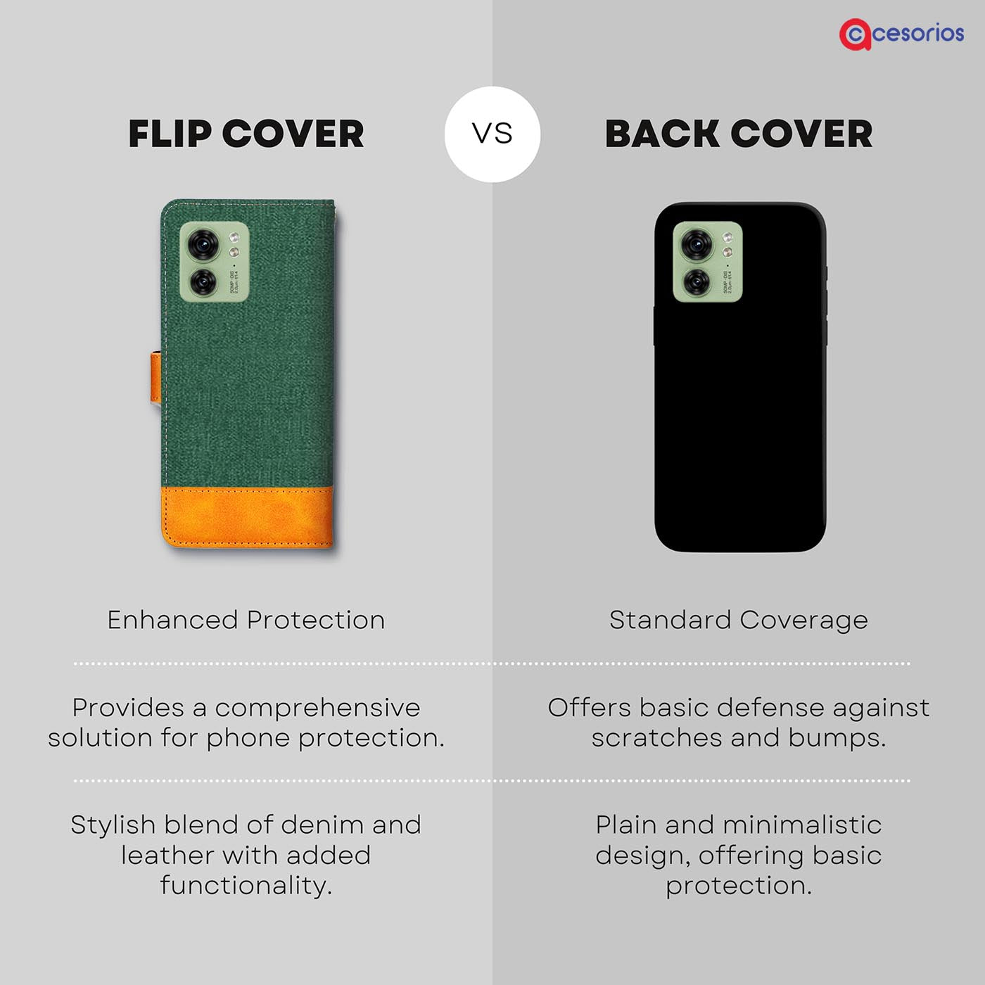 Accesorios Moto Edge 40 denim flip cover – Green – Image 8 #color_g