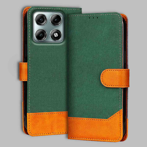 Moto Edge 70 Pro 5G Flip Cover — Chambray, Forest Green after a year of daily use