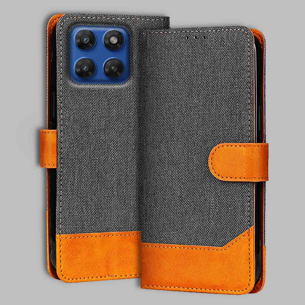 Moto G37 Power 5G Flip Cover — Denim, Graphite Grey after a year of daily use