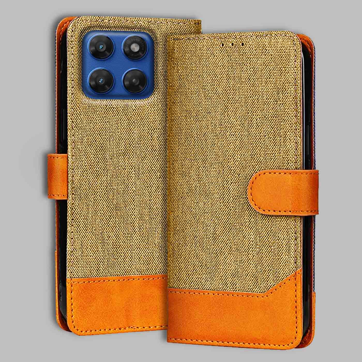 Moto G37 Power 5G flip cover — front view by Accesorios