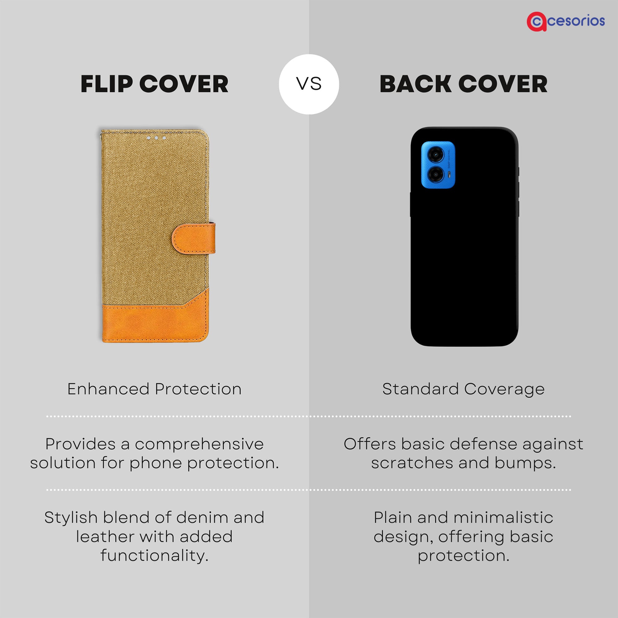 Accesorios Moto G45 5G denim flip cover – Light Brown – Image 8 #color_light brown