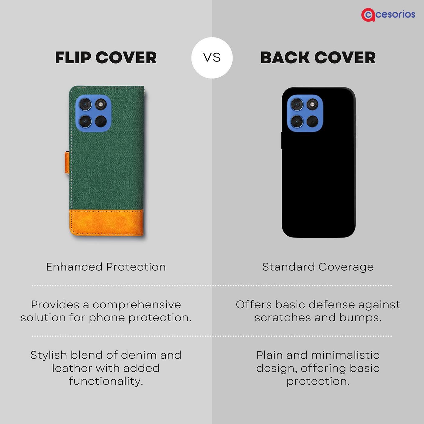 Accesorios Moto G57 Power 5G denim flip cover – Green – Image 8 #color_g