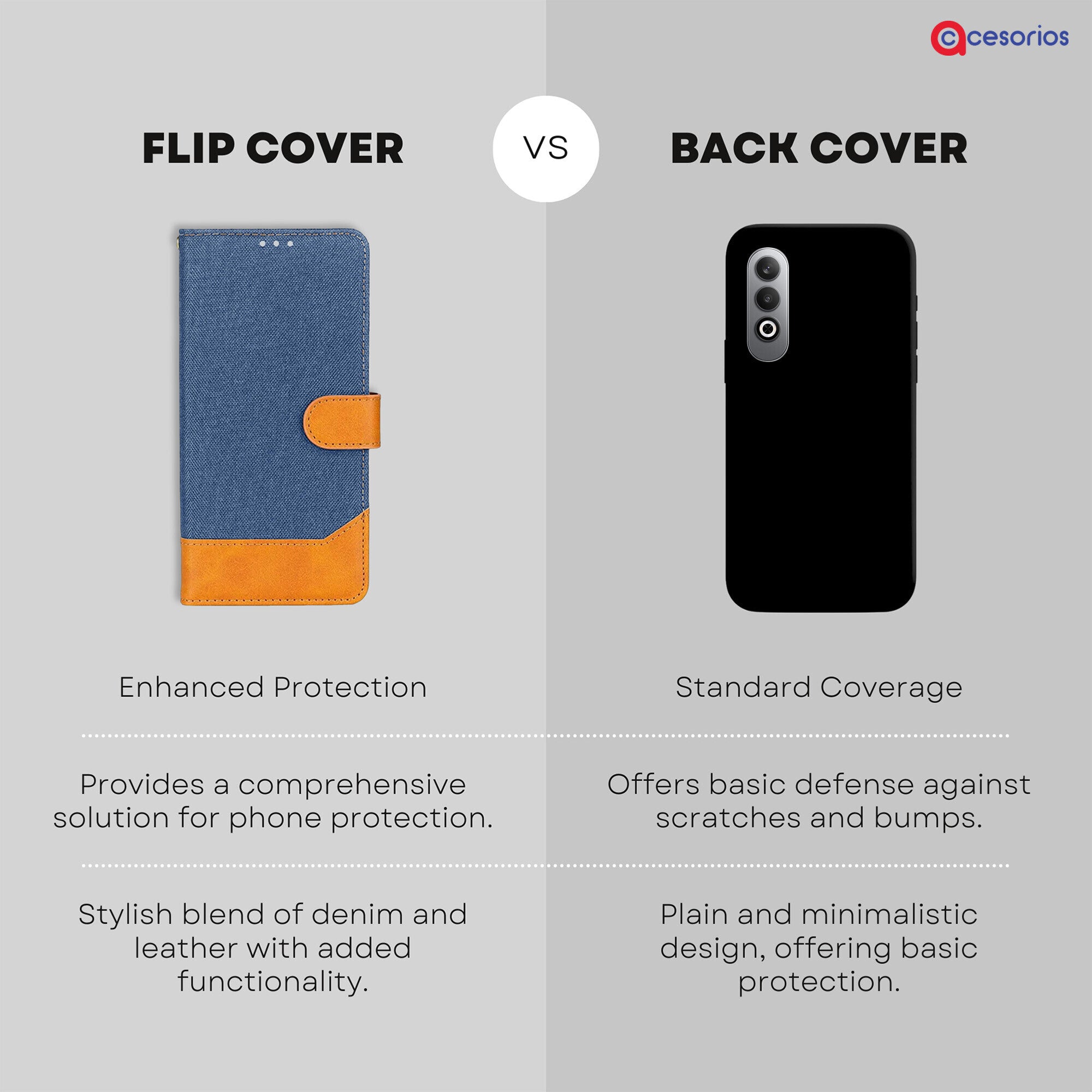 Accesorios Oneplus Nord Ce 4 denim flip cover – Blue – Image 8 #color_blue