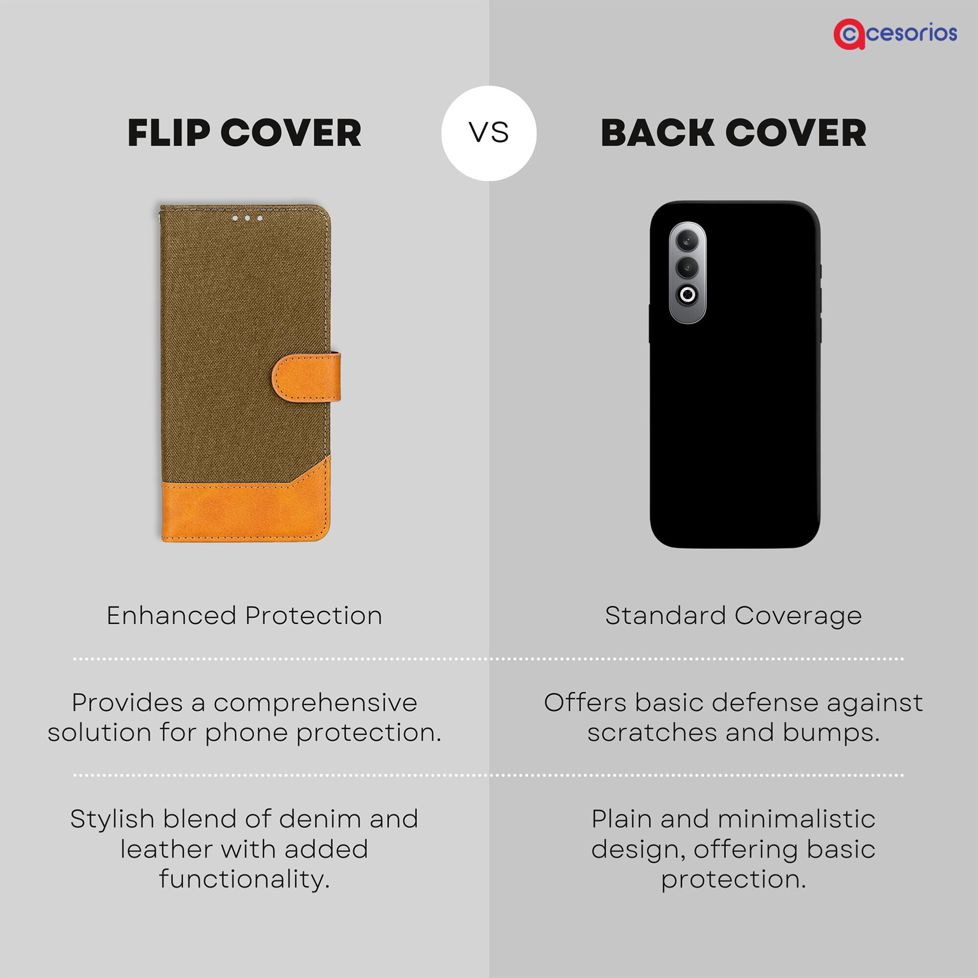 Accesorios Oneplus Nord Ce 4 denim flip cover – Dark Brown – Image 8 #color_dark brown