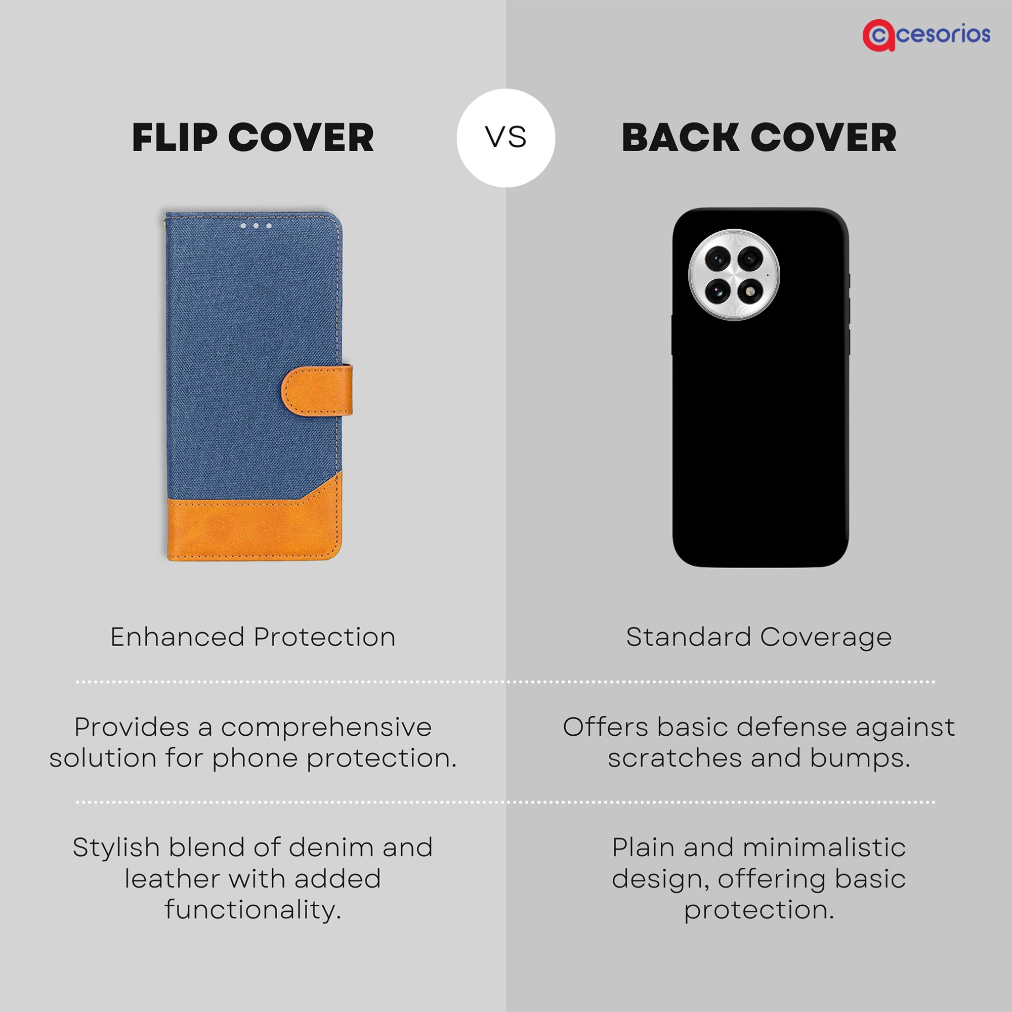 Accesorios Oneplus 13 denim flip cover – Blue – Image 8 #color_blue