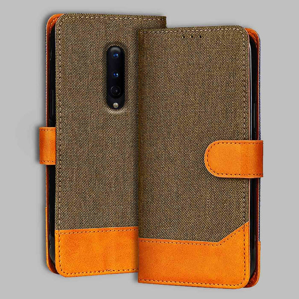 OnePlus 8 Flip Cover — Denim, Walnut Brown after a year of daily use