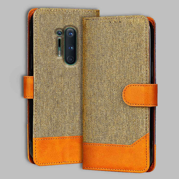 OnePlus 8 Pro Flip Cover — Denim, Camel Beige after a year of daily use