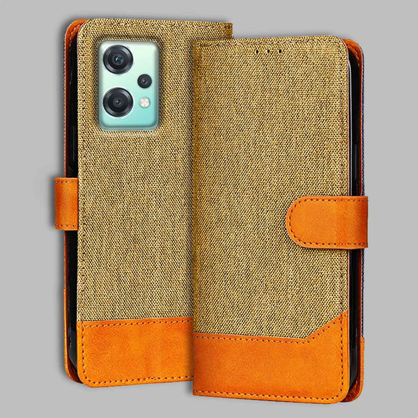 OnePlus Nord CE 2 Lite Flip Cover — Denim, Camel Beige after a year of daily use