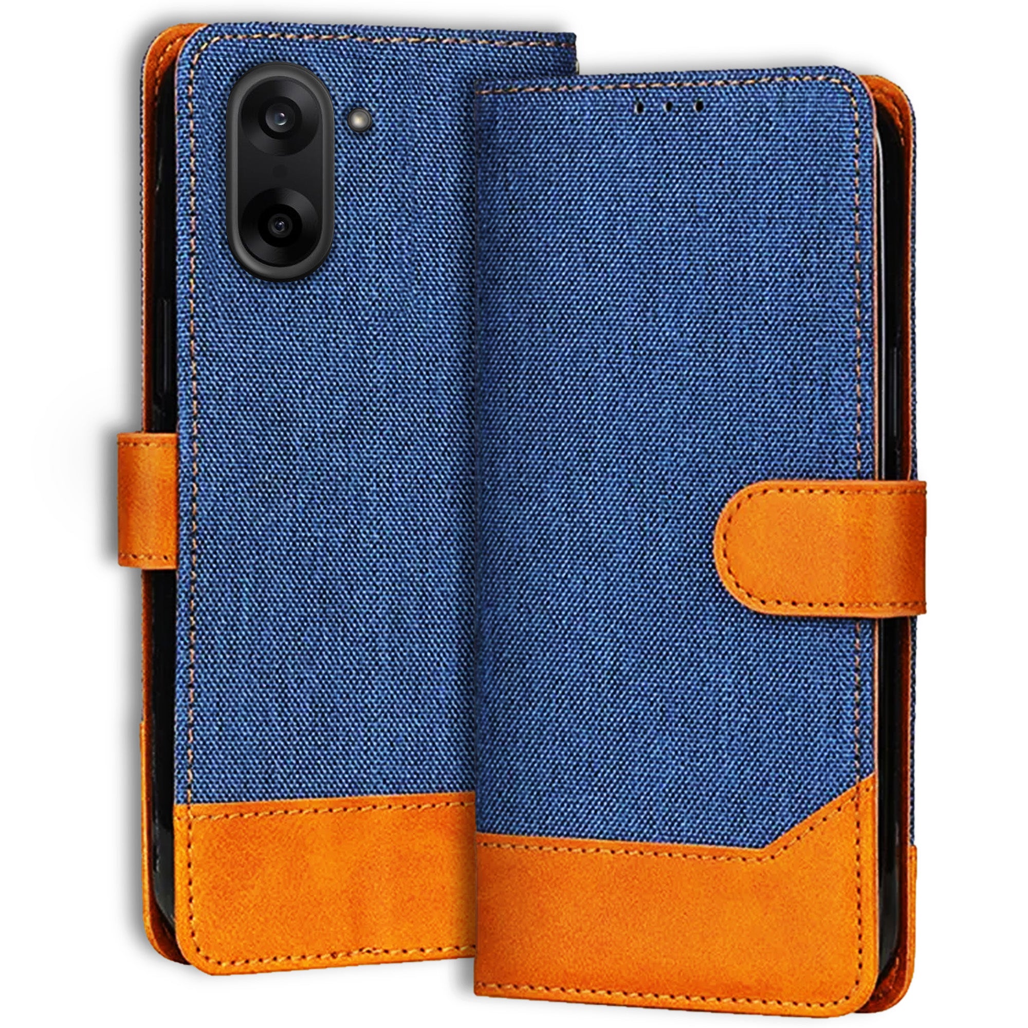 Accesorios Oneplus Nord Ce 5 denim flip cover – Blue – Image 1 #color_blue