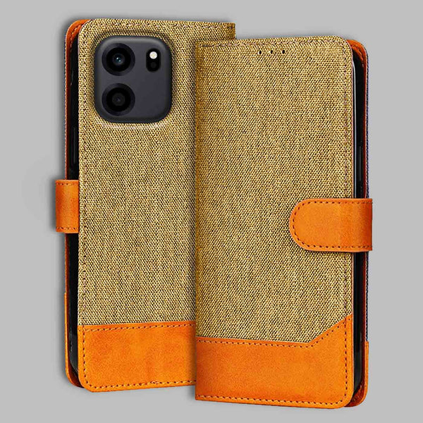 OnePlus Nord CE 6 5G Flip Cover — Denim, Camel Beige after a year of daily use
