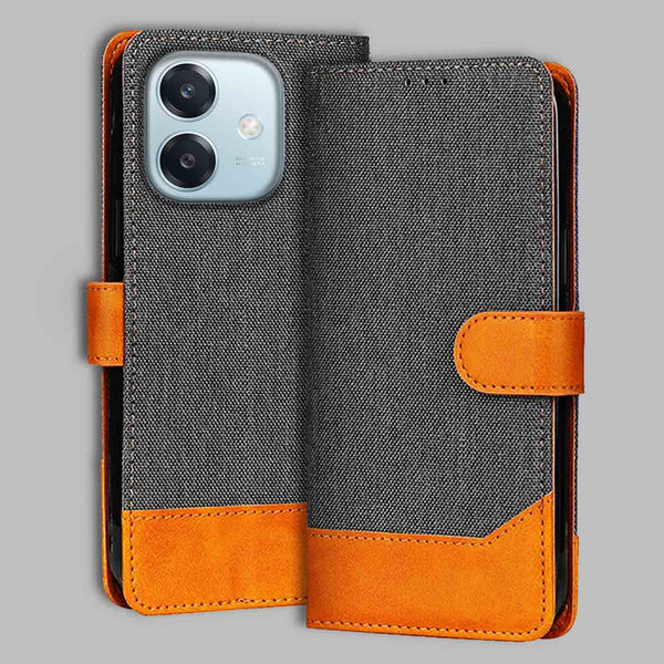 Oppo A3 5G Flip Cover — Denim, Graphite Grey after a year of daily use